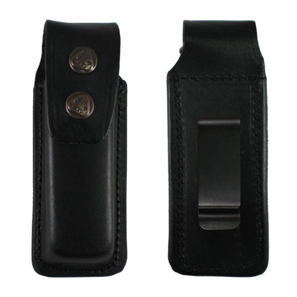 Hakiki Deri Tekli Şarjör Kılıfı 9 mm - Siyah (YT-002) ürün görseli 1