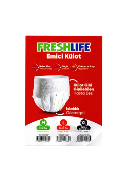 FRESHLİFE İLBAY - FRESHLİFE EMİCİ KÜLOT L (BÜYÜK BOY) 120 ADET - 2