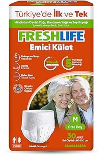 HEPTA COLLECTİON Freshlife Medium Emici Külot 30 Adet