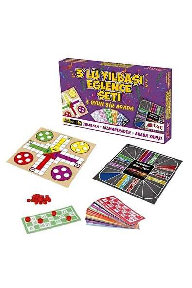 Alsepeteavm ÜÇLÜ YILBAŞI EĞLENCE SETİ