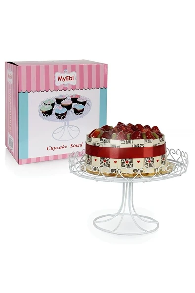 Alsepeteavm METAL CUPCAKE STANDI BEYAZ