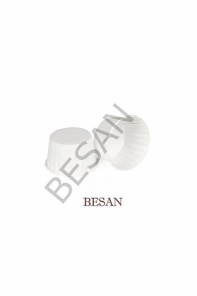 Alsepeteavm ÖZEL PET KAPSÜL 50*39mm DÜZ BEYAZ 50 ADET