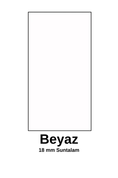 Tree Dekoratif Kitaplık Beyaz - Resim 8