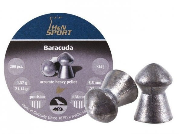 H&N DIABOLO BARACUDA 5.5 CAL HAVALI SAÇMA - 2