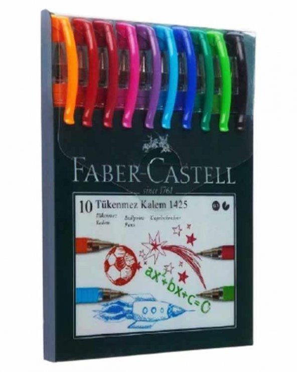 Faber Castell 10lu Tükenmez Kalem Seti