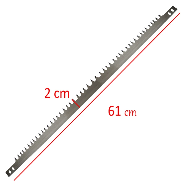 Kolastar Yaylı El Testere Ağzı Yedeği Bıçağı 1 Adet İsveç Kalitesi 24" İnç 610 mm (61cm) Çatal Diş - 2