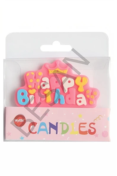 Alsepeteavm HAPPY BIRTHDAY TAÇ MUM PEMBE