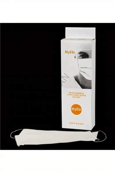 Alsepeteavm KAĞIT MASKE 100 ADET MYEBI MARKA