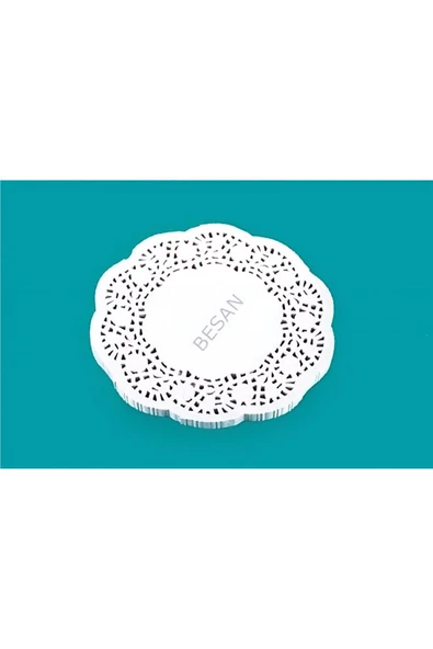 22 CM YUVARLAK KAĞIT DANTEL ALTLIK-100 ADET  MYEBI MARKA