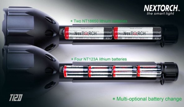 NEXTORCH T12D CREE Q5 SARJLI EL FENERI - 6