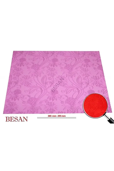 Alsepeteavm SİLİKON MAT - SİLPAT SARMAŞIK DESEN KÜÇÜK 38*29 CM