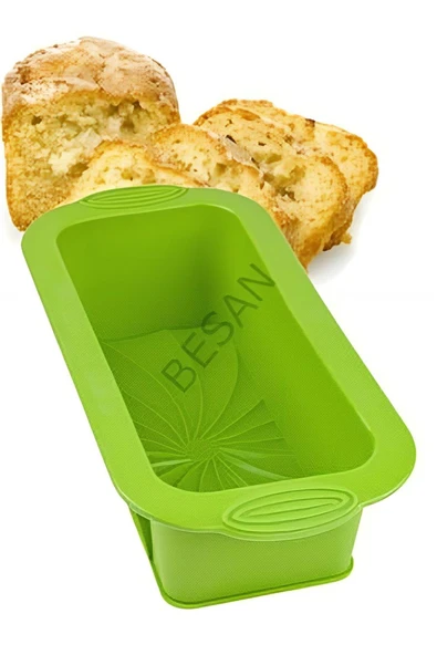 Alsepeteavm SİLİKON LOAF PAN DİKDÖRTGEN YEŞİL