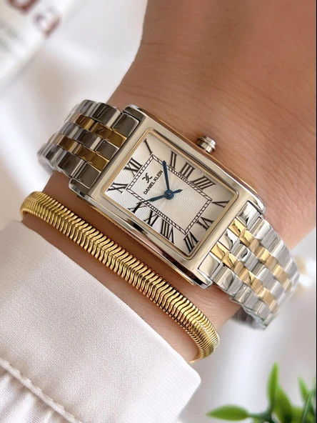 Daniel Klein Çelik Kordon 3 Atm Suya Dayanıklı Özel Tasarım Kadın Kol Saat+Bileklik VS.BLKT.0234 ürün görseli