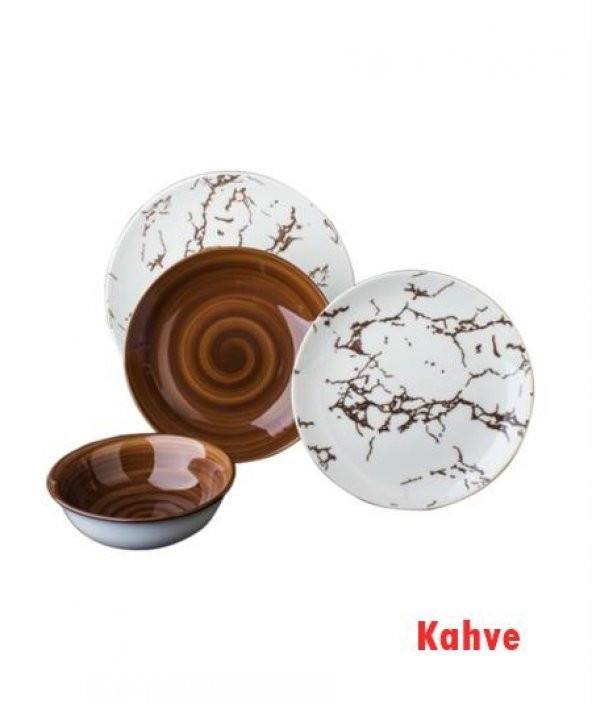 Acar Dream Hare 24 Parça Yemek Takımı