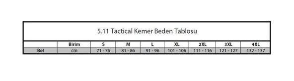5.11 CIFT TARAFLI KAHVE KEMER - 12