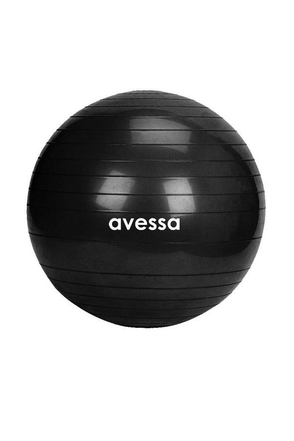 Avessa 65 cm Pilates Topu Siyah