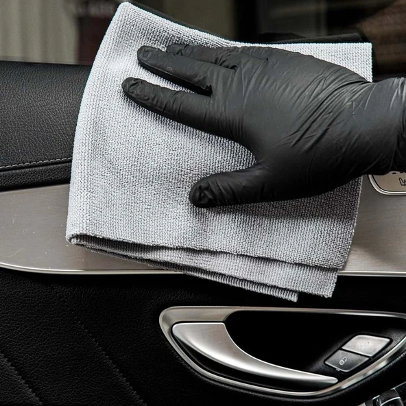 KLIN Clean Towel Çok Amaçlı Silme Ve Temizlik Bezi 10'lu Paket (Gri) - 40x40cm - 4