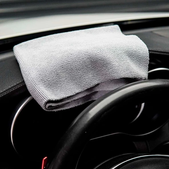 KLIN Clean Towel Çok Amaçlı Silme Ve Temizlik Bezi 10'lu Paket (Gri) - 40x40cm - 3