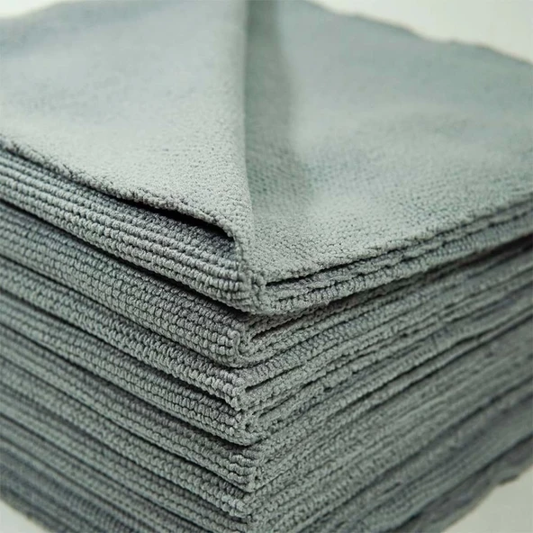 KLIN Clean Towel Çok Amaçlı Silme Ve Temizlik Bezi 10'lu Paket (Gri) - 40x40cm - 2