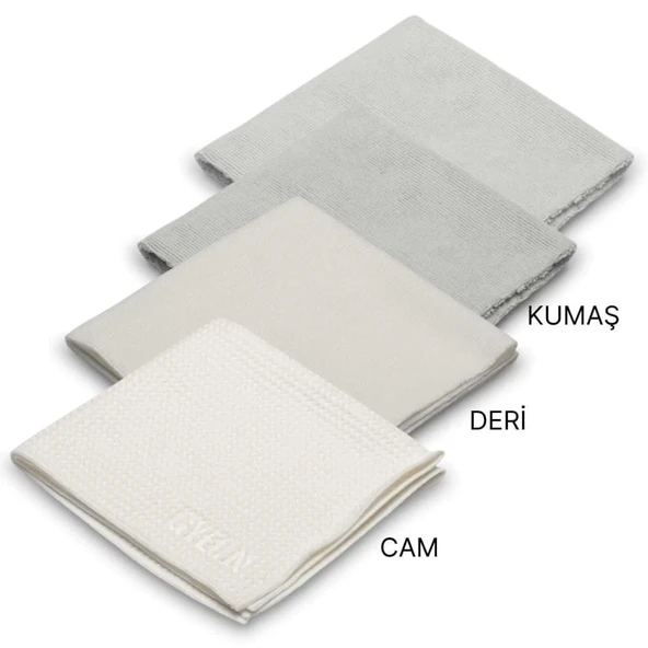 GYEON Q²M InteriorPack EVO İç Aksam Mikrofiber Detaylı Temizlik Bezi Seti 4'lü Paket - 40x40 cm - 2