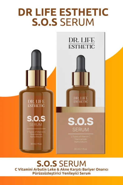 DR. LİFE ESTHETİC C VİTAMİNİ S.O.S LEKE AÇICI SERUM 30 ML
