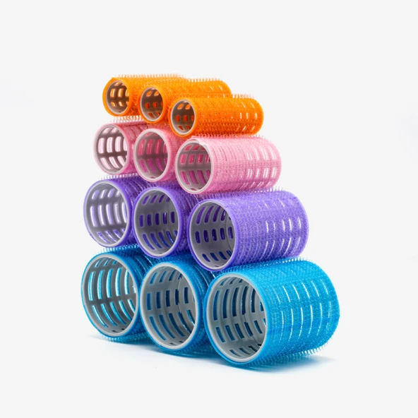 Croc 1226 Bigudi Seti 12 Adet Cırtlı Saç Bigudisi ürün görseli