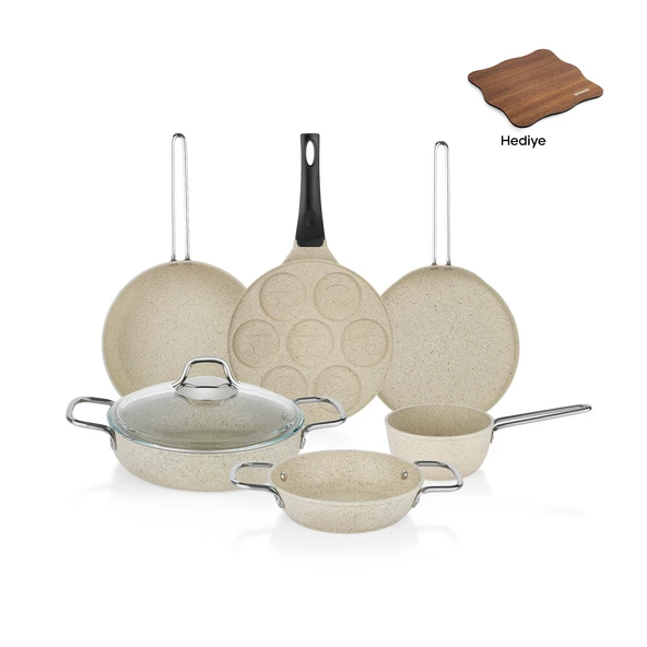 Schafer Breakfast Pişirme Seti 7 Parça-Kahve - 2