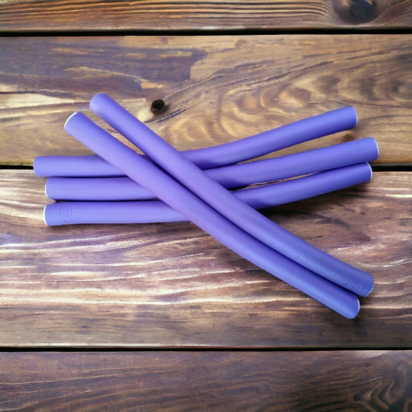 Croc 1240 Sosis Bigudi 5li Mor Boy:22Cm Çap:1.5Cm - Resim 4