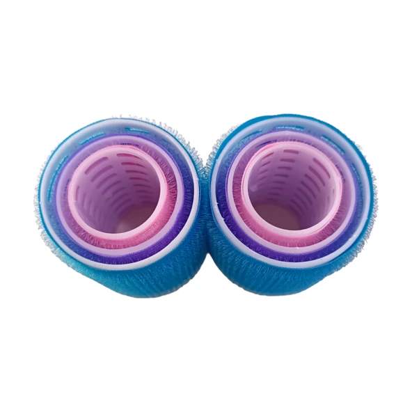 Croc 1225 Karma Bigudi 6Lı + Saç Pensi 12Li Cırtlı - Yapışkanlı Saç Bigudisi - Resim 2