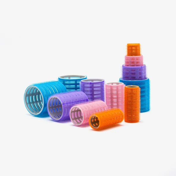 Croc 1226 Bigudi Seti 12 Adet Cırtlı Saç Bigudisi - Resim 5