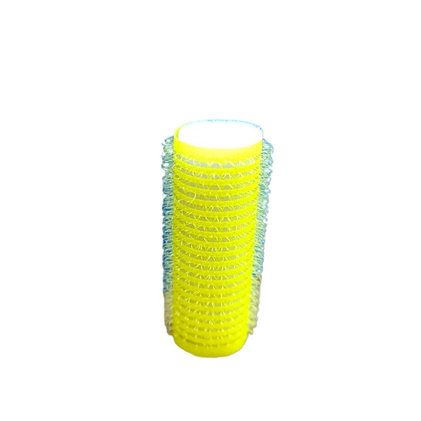 Croc 1223 Sarı 7Li Mini Paket Bigudi Cırtlı Saç Bigudisi Çap 2Cm - Resim 5