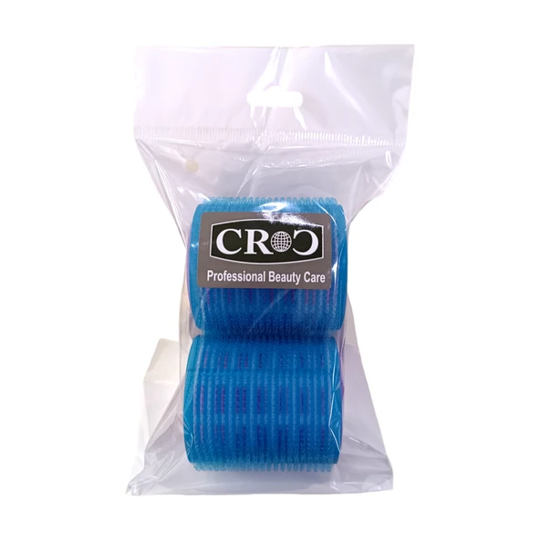 Croc 1225 Karma Bigudi 6Lı + Saç Pensi 12Li Cırtlı - Yapışkanlı Saç Bigudisi - Resim 3