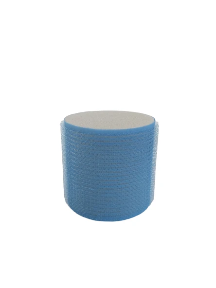 Croc 1208 Mavi Cırtlı Sünger Bigudi 4Lü Çap 6Cm ürün görseli