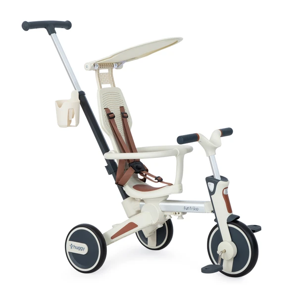 Huggy 6in1 FunTrike 3 Tekerlekli Bebek Bisikleti Ebeveyn Kontrollü, Katlanabilir ve Denge Modlu - 2