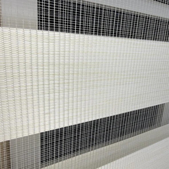 StorBurada Zebra Stor Perde Ekru Etek Dilimli STB-400-V02  Ekru 40 x 200 - Resim 6