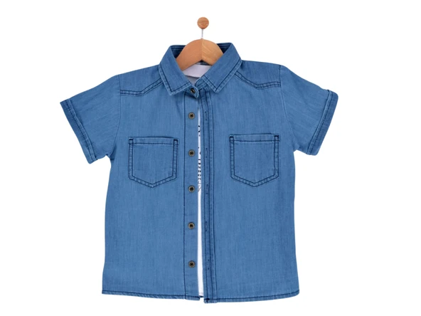 T-SHIRTLU JEANS ERKEK GÖMLEK
