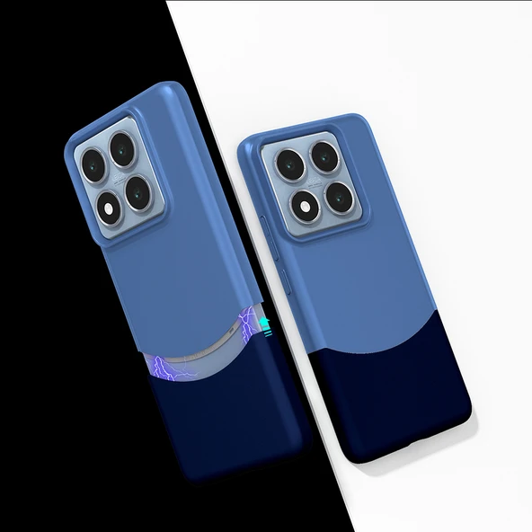 Xiaomi 14T Kılıf Mıknatıslı Duble Kapak - Resim 6