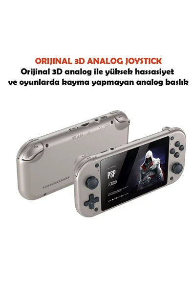 M17 4.3inç PSP ve PLAYSTATİON 1 Oyun Yüklü 10000+ Oyunlu Retro Arcade Oyun Konsolu - Resim 5