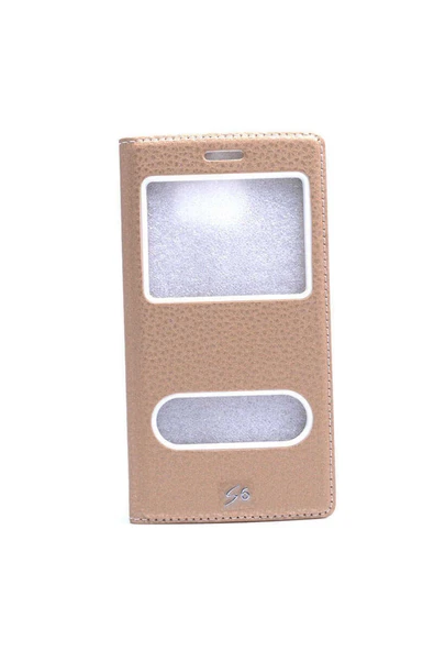 Samsung Galaxy S6 Kılıf Dolce Pencereli Kapaklı Kılıf ürün görseli 1