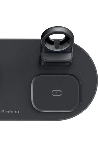 3in1 Iphone Air Pod Apple Watch Magsafe Kablosuz Şarj Cihazı Siyah Ch-7061 - 2