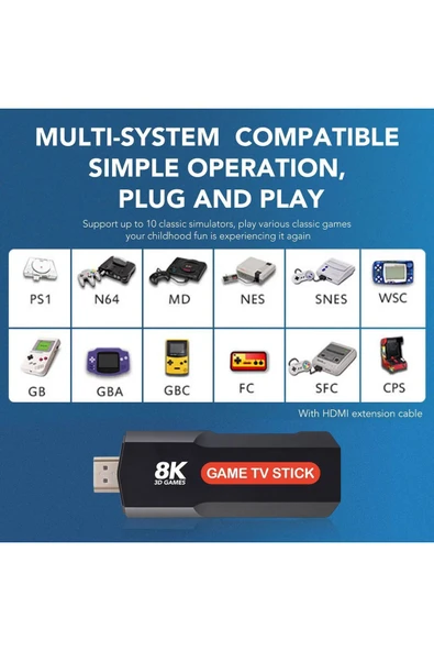 Q9 10000+ Retro Arcade Oyun Konsolu & 8K Ultra HD Android TV Box Netflix YouTube Google Uyumlu - Resim 2