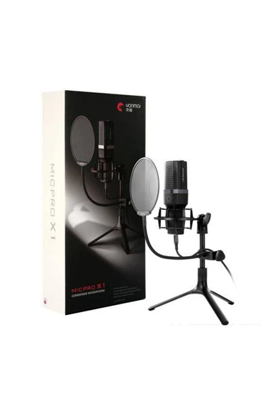 MİCPRO X1 RGB Profesyonel Kardiyoid Kondansatör Mikrofon - 6