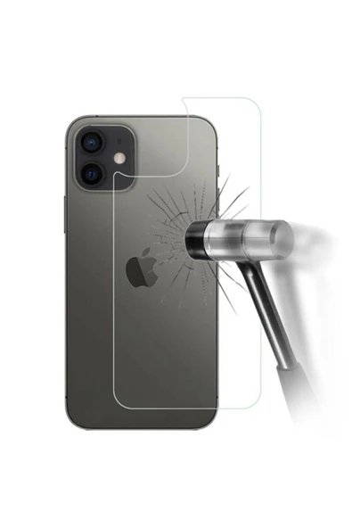 Temperli Cam Iphone 12 Uyumlu Arka Cam Koruyucu - Resim 2