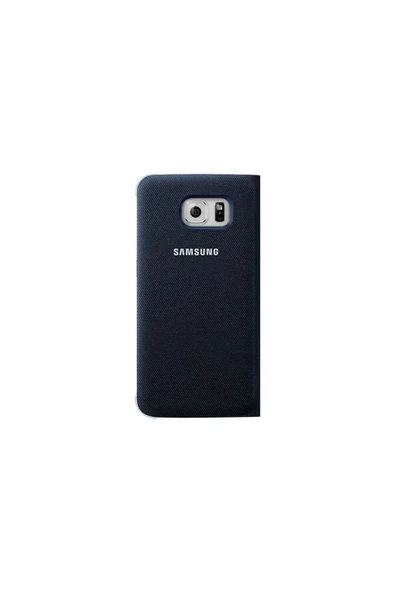 Samsung Galaxy S6 Uyku Modlu Pencereli Fabric Kılıf - Resim 3