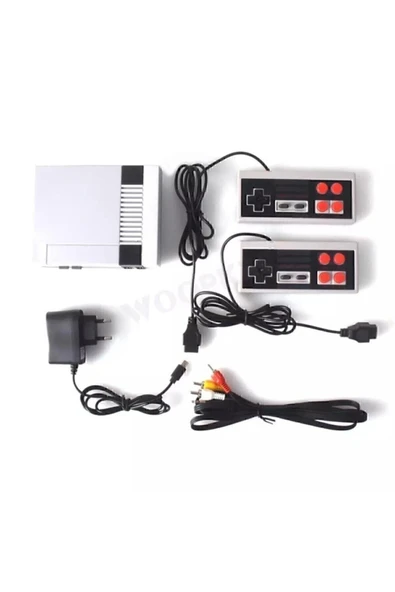 Retro 620 Oyunlu Nostalji Tv Atari Oyun Konsolu 2 Kollu Set (SCART BASLIKSIZ) - 3