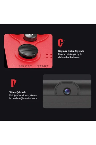 Retro X1 Psp Model 4.3 Tv Out Taşınabilir Oyun Konsolu-kırmızı - Resim 5