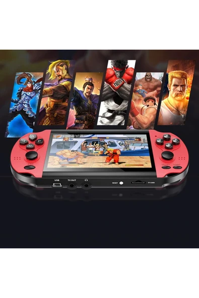 Retro X1 Psp Model 4.3 Tv Out Taşınabilir Oyun Konsolu-kırmızı - Resim 6