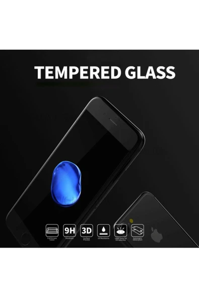 Gener Iphone 6-6s 3d Temperli Full Cam Ekran Koruyucu-siyah - Resim 3