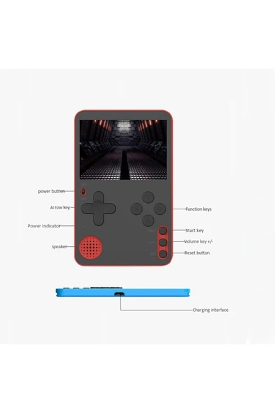 Rs60 500 Oyun Mini Ultra Slim 2.4inç Oyun Konsolu - 3