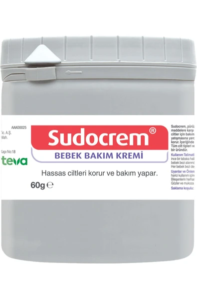 Sudocrem Bebek Bakım Kremi 60g Pişik ve Cilt Koruyucu